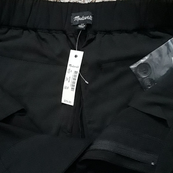 Madewell Track Trousers - True Black - Picture 8 of 8